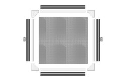 Mosquitera Magnética Para Ventana Blanca 150x180cms. — Ferretería Luma