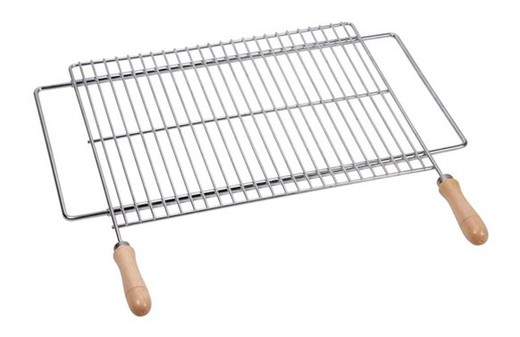 Parrilla barbacoa extensible zinc 70/80x40cms. Sauvic