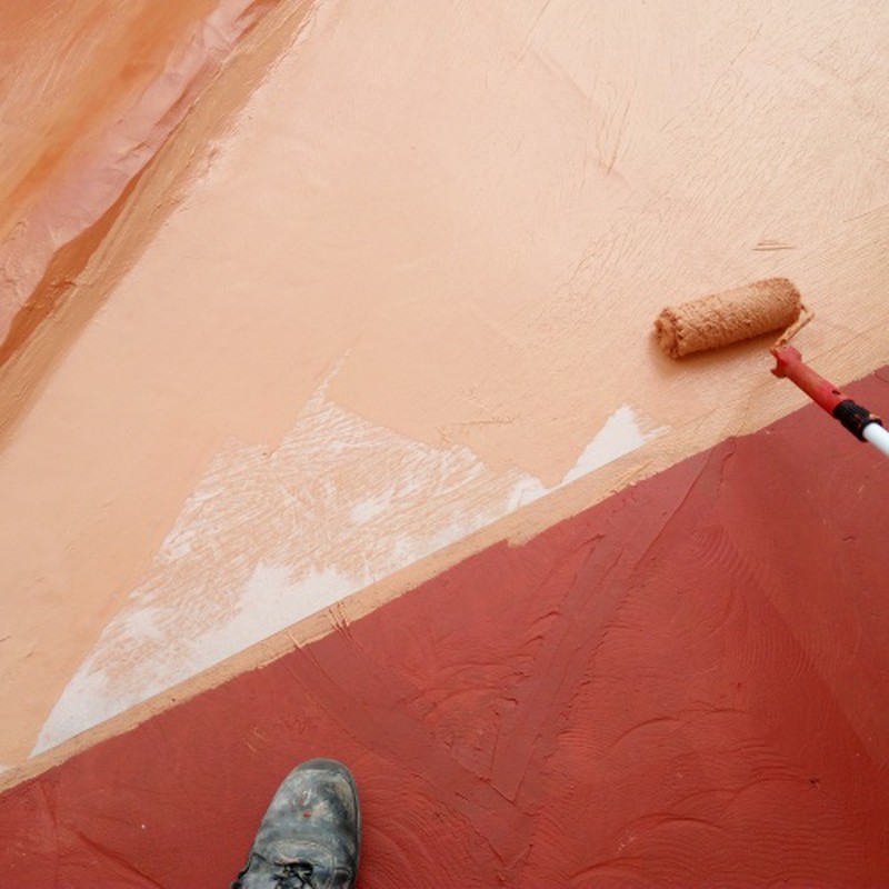 Pintura impermeabilizante cubiertas AGUASTOP CEYS caucho 5KG rojo