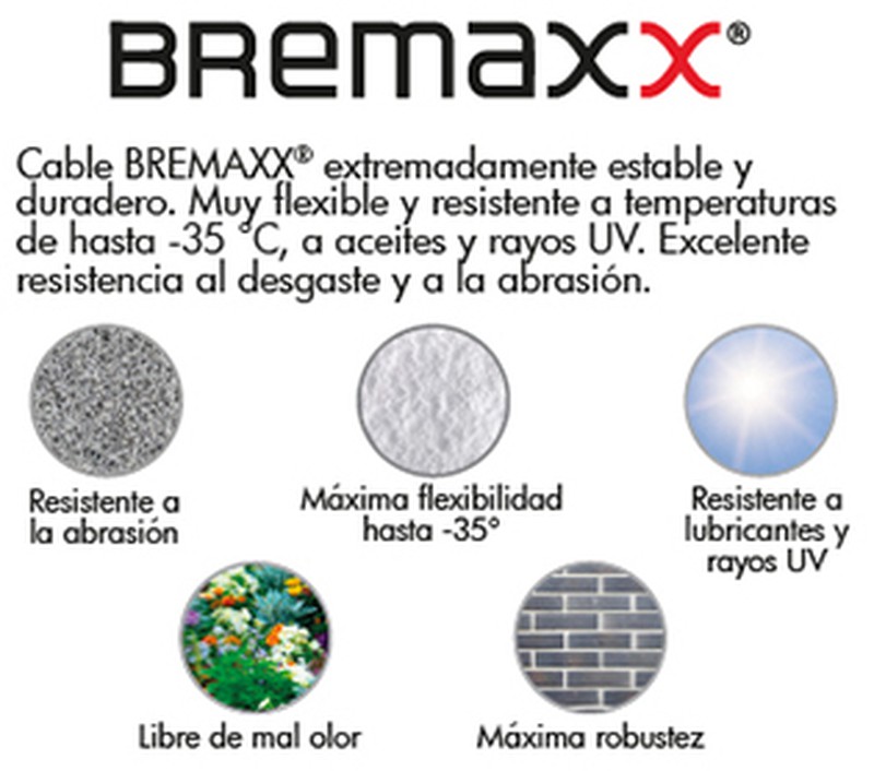 Brennenstuhl Alargador eléctrico Bremaxx® IP44 AT-N07V3V3-F 5G1,5 con  enchufe CEE 400V/16A de 5 polos para uso industrial