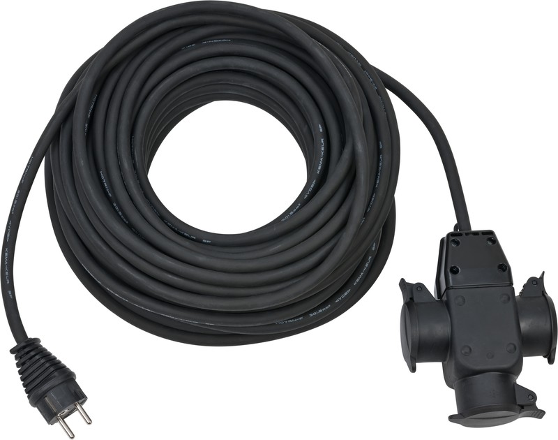 TECHBREY Carrete Alargador de Cable 50m IP44 tipo H07RN-F y