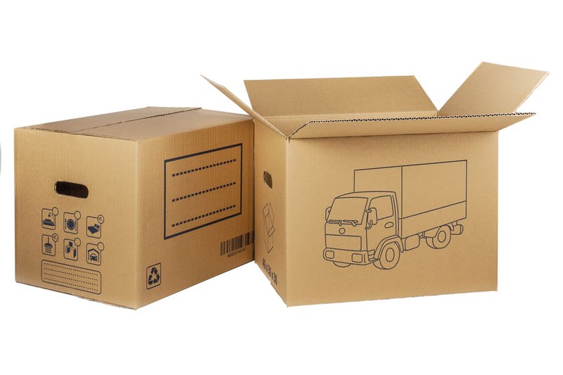 Caja Carton Mudanza Asa Troquelada 40x30x30 80020 con Ofertas en