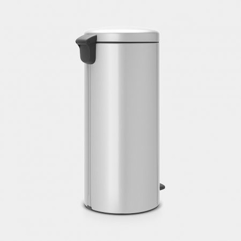 Cubo Basura Pedal, Smart Steel Gris TATAY, para bolsa de basura de 30 litros .