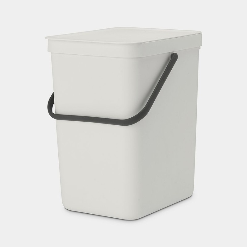 USE FAMILY - Lote 3 Cubos de Reciclaje Apilables - Cubo 30 Litros Color  Blanco- Para Hogar u Oficina - Cubo de Reciclaje de Basura - Basurero con  Gran Capacidad : : Hogar y cocina