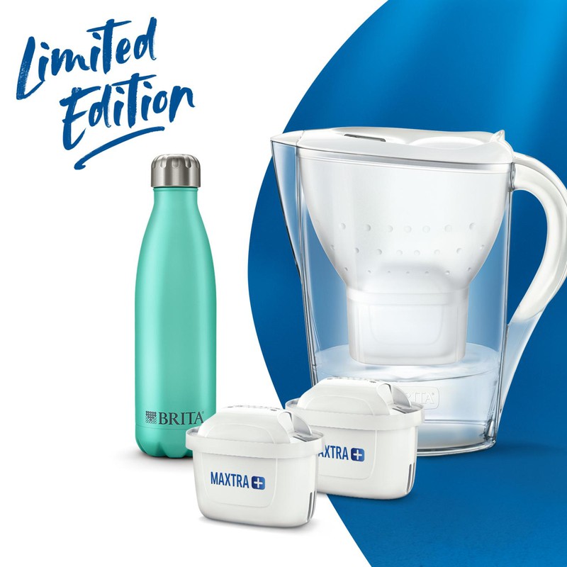 Jarra de agua filtrada Brita Marella XL (3,50 litros) y filtro Maxtra +