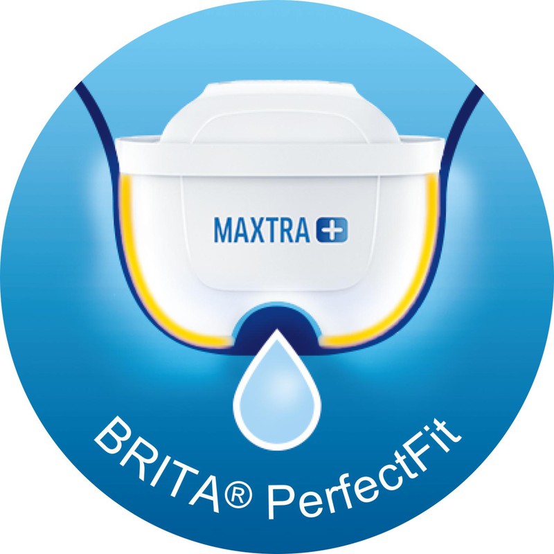 Jarra filtrante  Brita Style, Capacidad total 2.4 l, 1 Filtro Maxtra Pro,  Azul