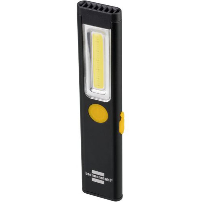 BRENNENSTUHL 1175590 - Linterna de trabajo LED con clip y batería recargable PL 200 A (200 lm) — Ferretería