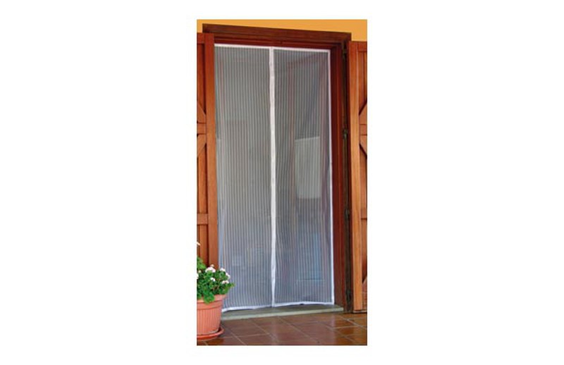 Mosquitera magnética puerta 80x210cm Puerta magnética cortina Mosquitera  ciega sin taladrar para puerta delantera interior / patio / corredera, gris