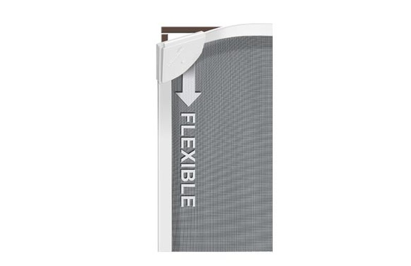 PrixPrime - Mosquitera magnética para ventana con PVC blanco 120 x 120 cm