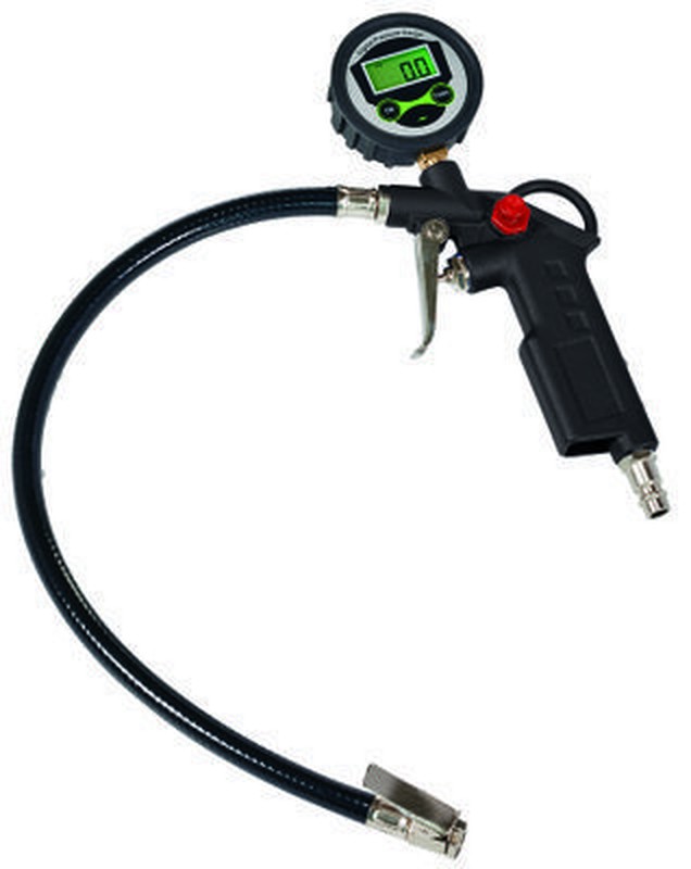 Medidor de presión digital de neumáticos inflador portabrocas de aire de  200 PSI